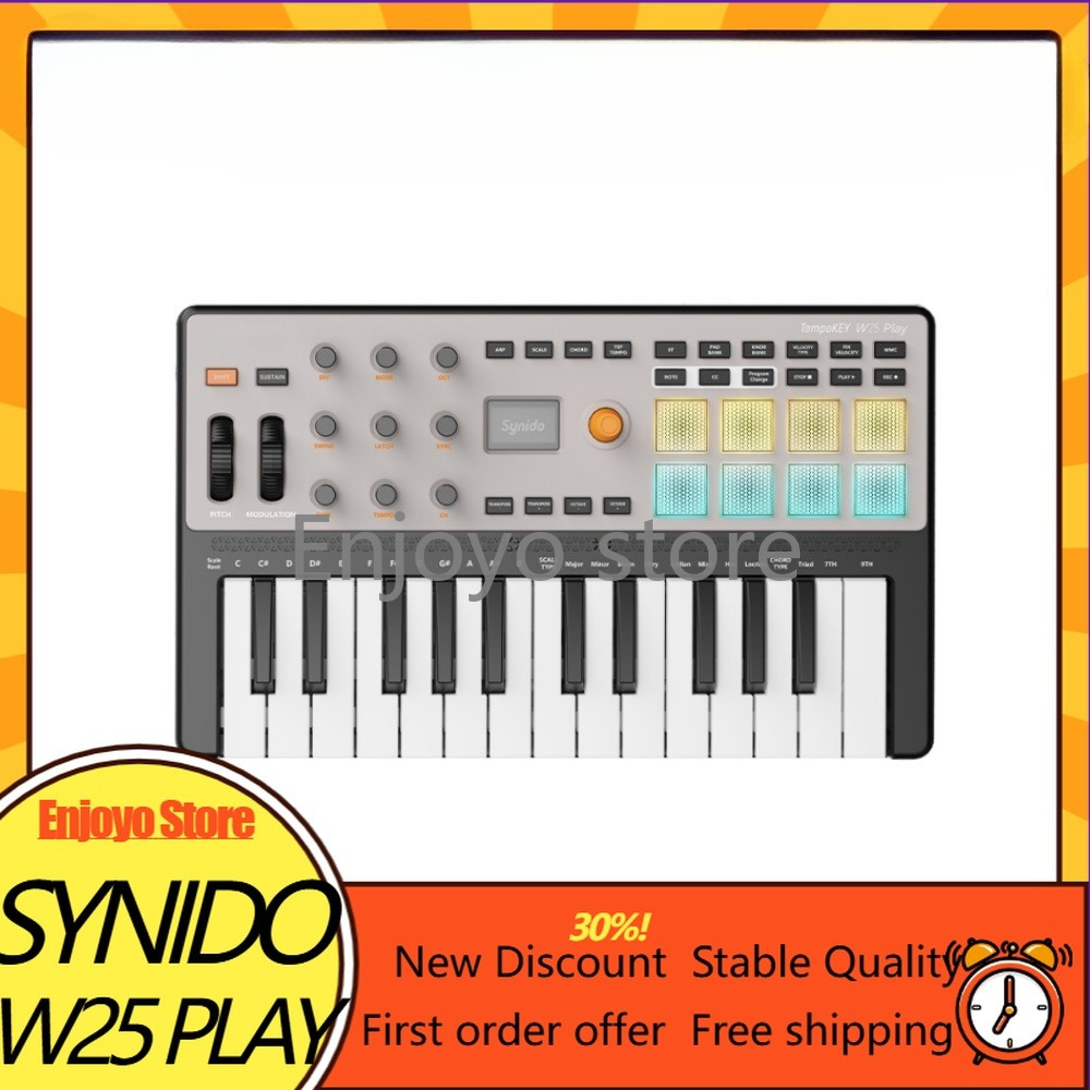 Midi Controller Pad - Synido TempoKEY W25 – беспроводной MIDI-контроллер