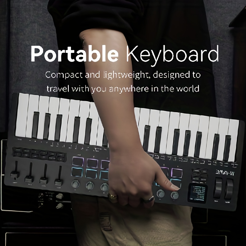 Midi Controller Pad - M-VAVE SMK37PRO 37-клавишный Bluetooth MIDI-контроллер с