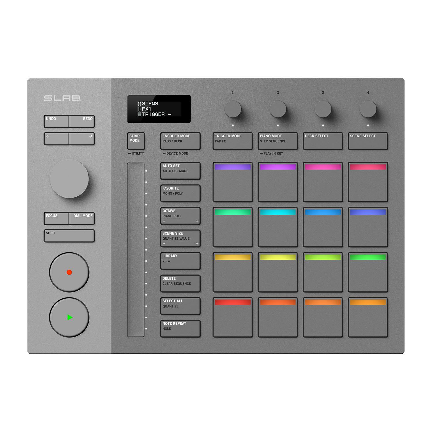 Midi Controller Pad - Pioneer AlphaTheta SLAB Serato Studio MIDI-пэд,