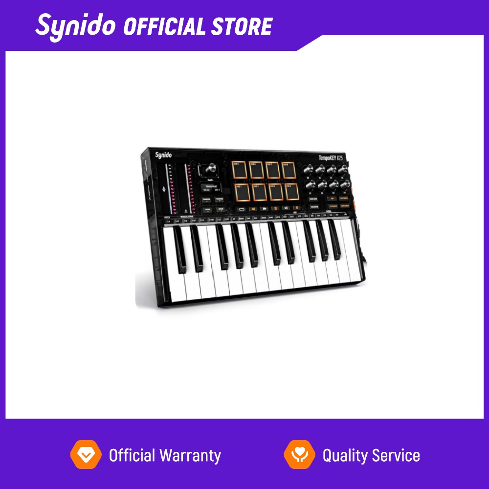 Midi Controller Pad - Synido Tempokey K25 USB MIDI-контроллер с
