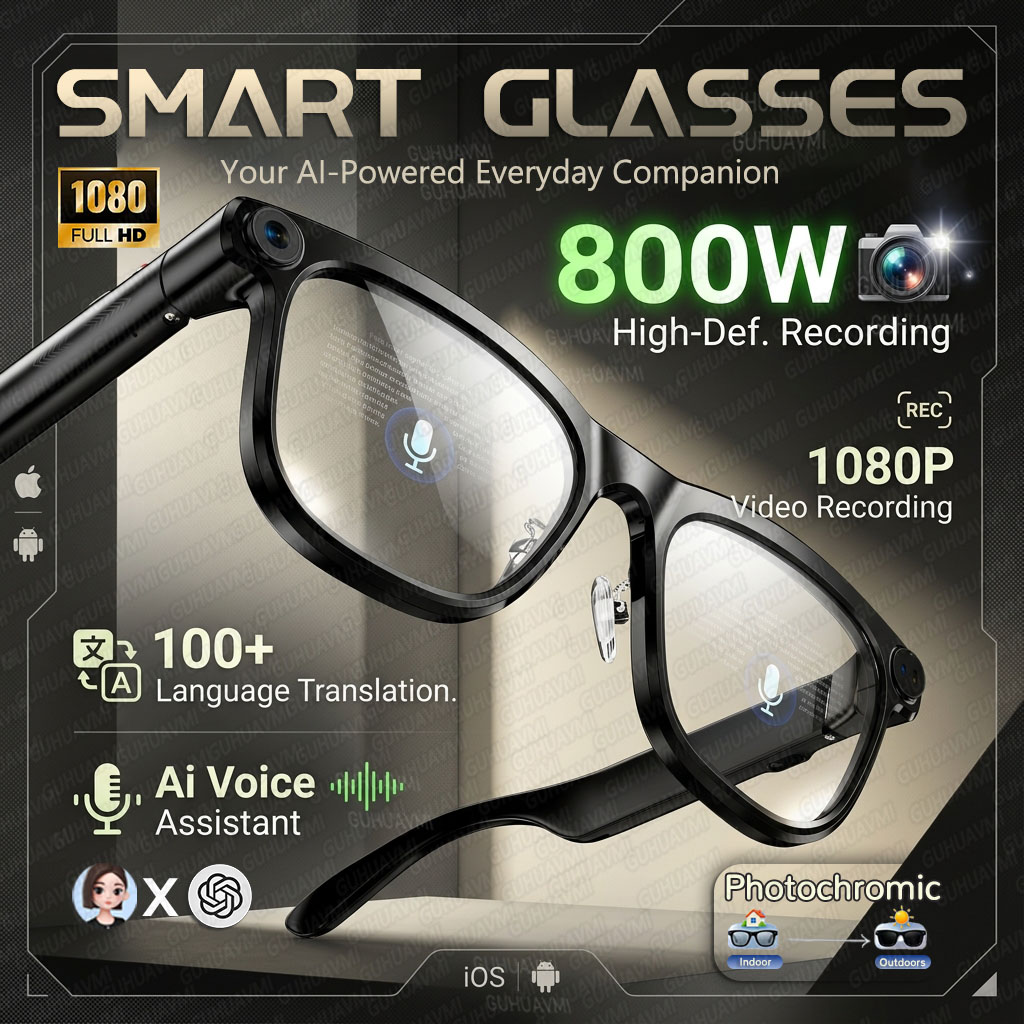 Audio Music Image - 2026 Горячая распродажа: умные очки с
