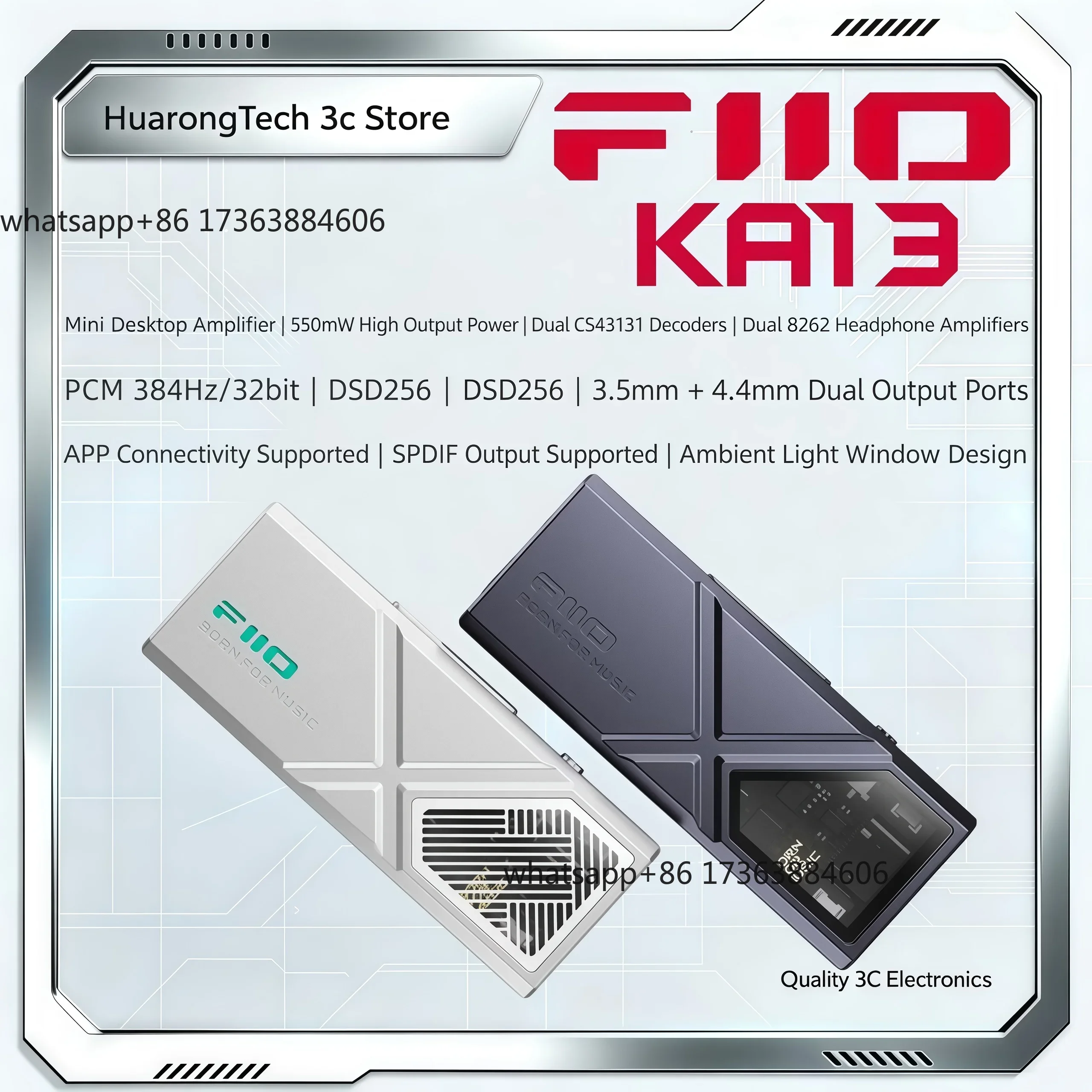 KA13 USB DAC Усилитель для нау – обзор и цена Headphone Amplifier Dac