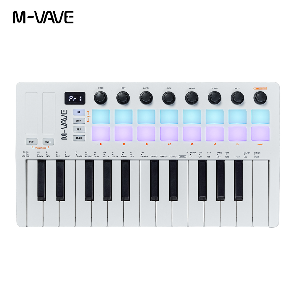 M-VAVE SMK-25 II 25-клавишный  – обзор и цена Midi Controller Pad