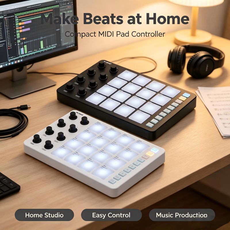 M-Vave Smc-Pad – профессиональ – обзор и цена Midi Controller Pad