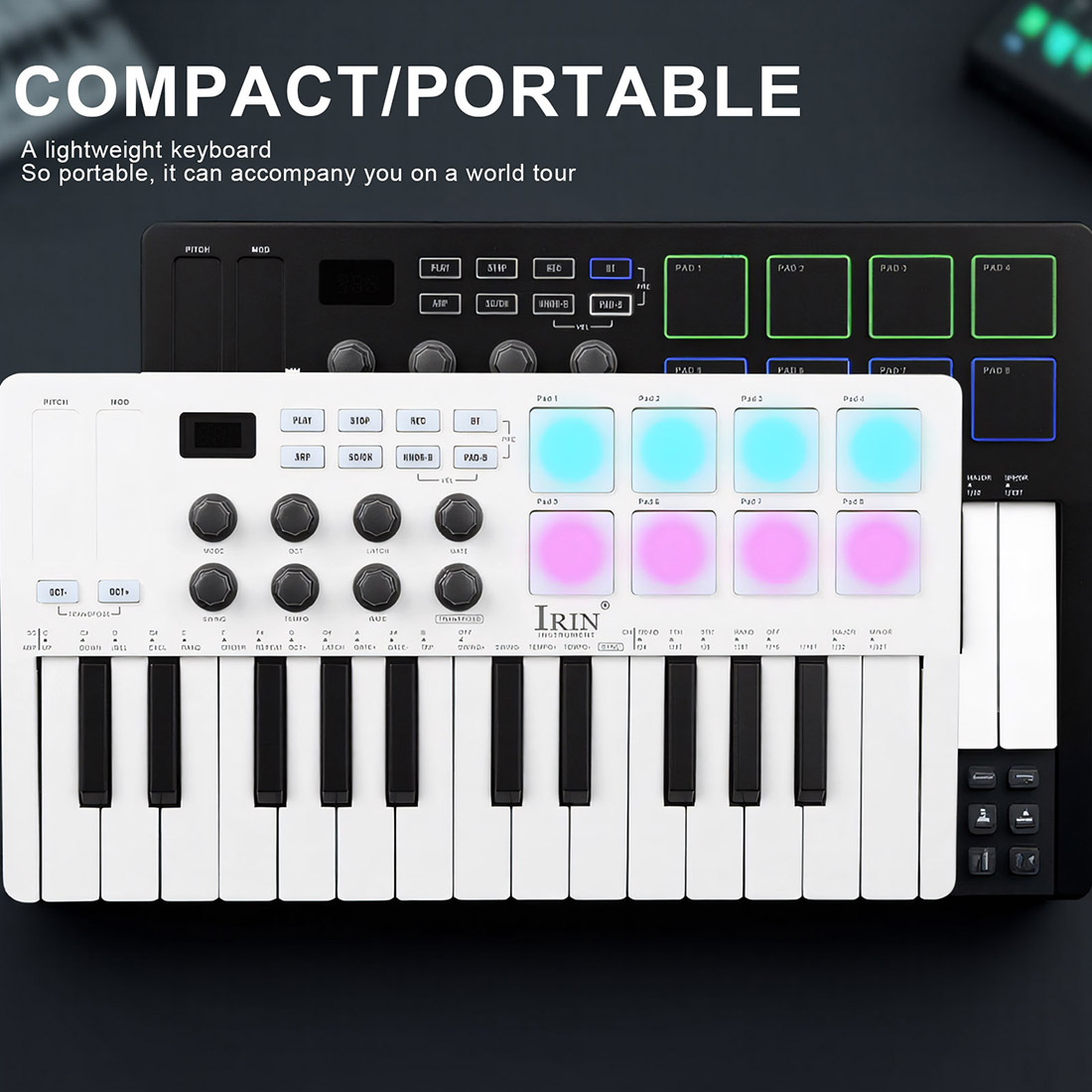 SMK-25 Портативный MIDI-контро – обзор и цена Midi Controller Pad